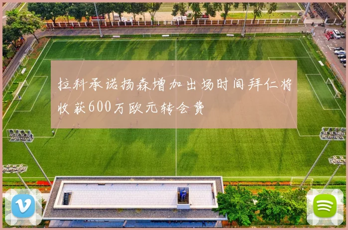 拉科承诺扬森增加出场时间拜仁将收获600万欧元转会费